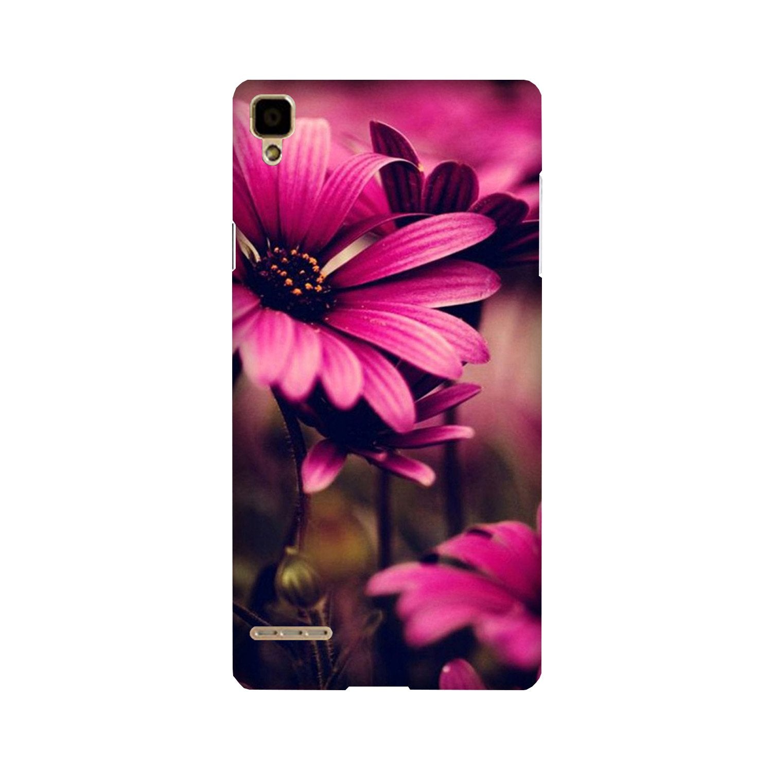 Purple Daisy Case for Oppo F1 Purple Daisy Case for Oppo F1