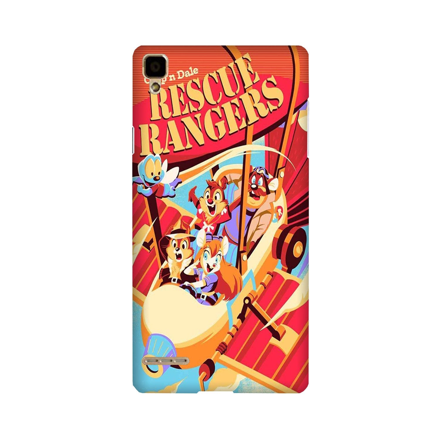 Rescue Rangers Mobile Back Case for Oppo F1 (Design - 341) Rescue Rangers Mobile Back Case for Oppo F1 (Design - 341)