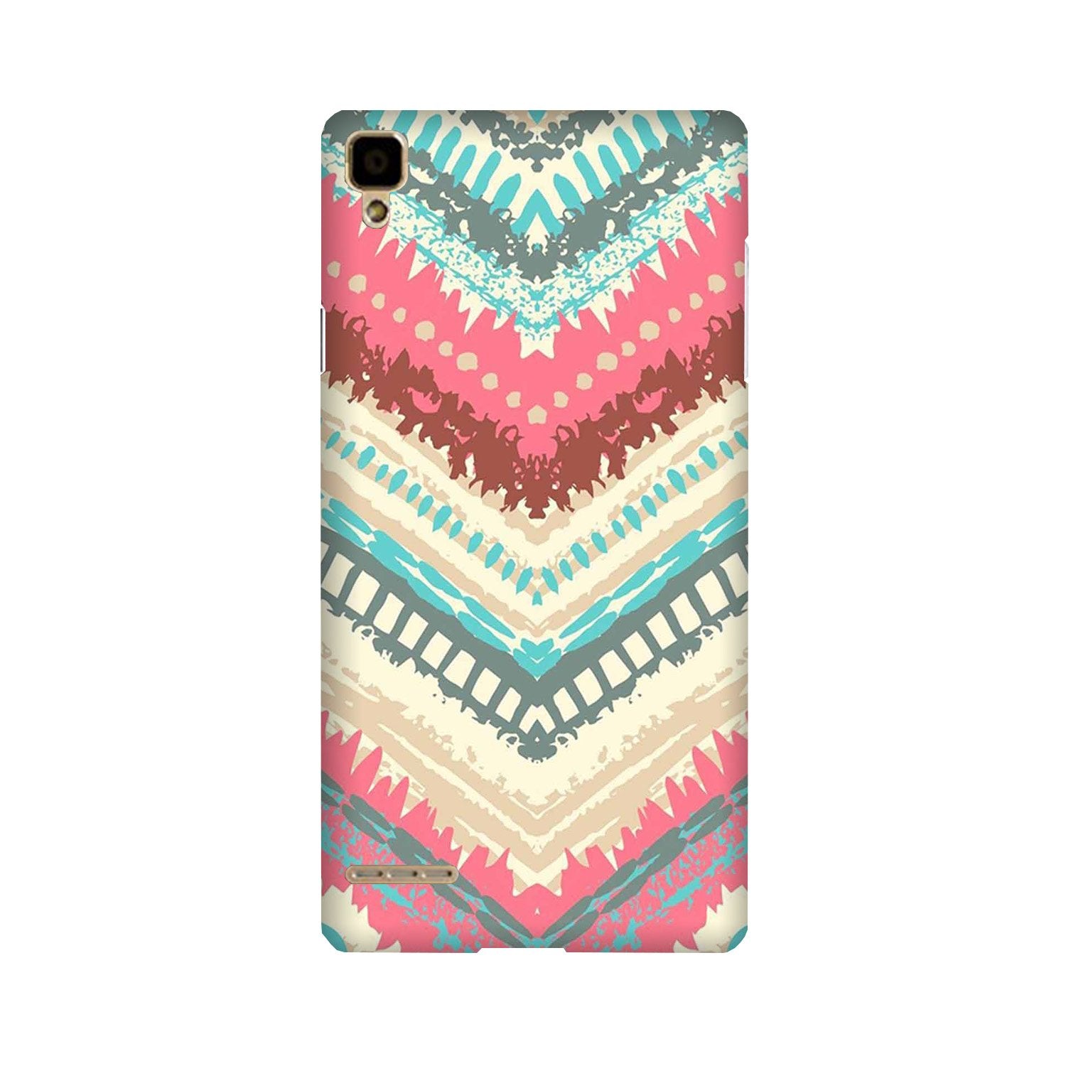 Pattern Mobile Back Case for Oppo F1 (Design - 368)