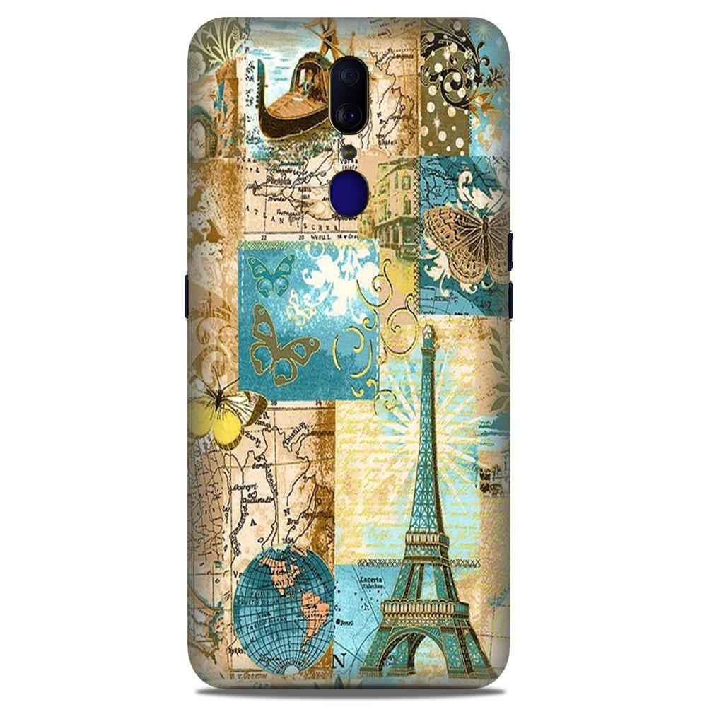 Travel Eiffel Tower Case for Oppo F11 (Design No. 206) Travel Eiffel Tower Case for Oppo F11 (Design No. 206)