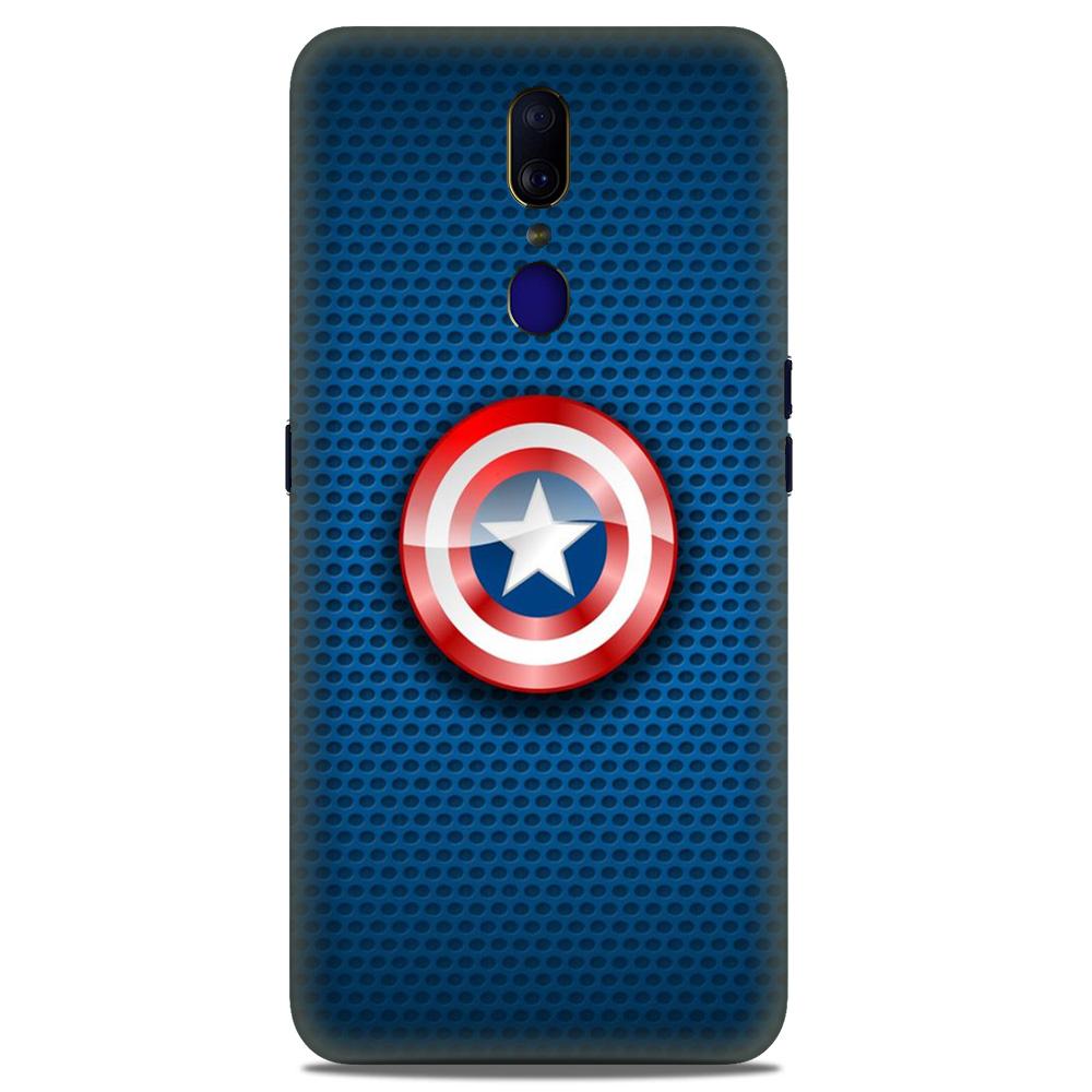 Captain America Shield Case for Oppo F11 (Design No. 253) Captain America Shield Case for Oppo F11 (Design No. 253)