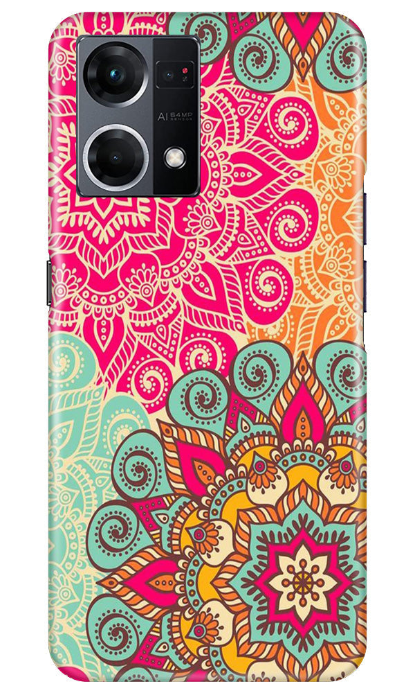 Rangoli art Mobile Back Case for Oppo F12 Pro (Design - 6) Rangoli art Case for Oppo F12 Pro