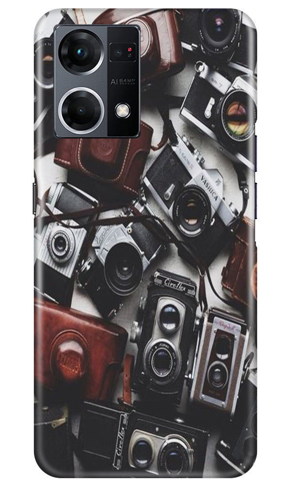 Cameras Mobile Back Case for Oppo F12 Pro (Design - 57) Cameras Case for Oppo F12 Pro