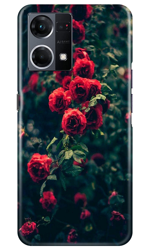 Red Rose Mobile Back Case for Oppo F12 Pro (Design - 66) Red Rose Case for Oppo F12 Pro
