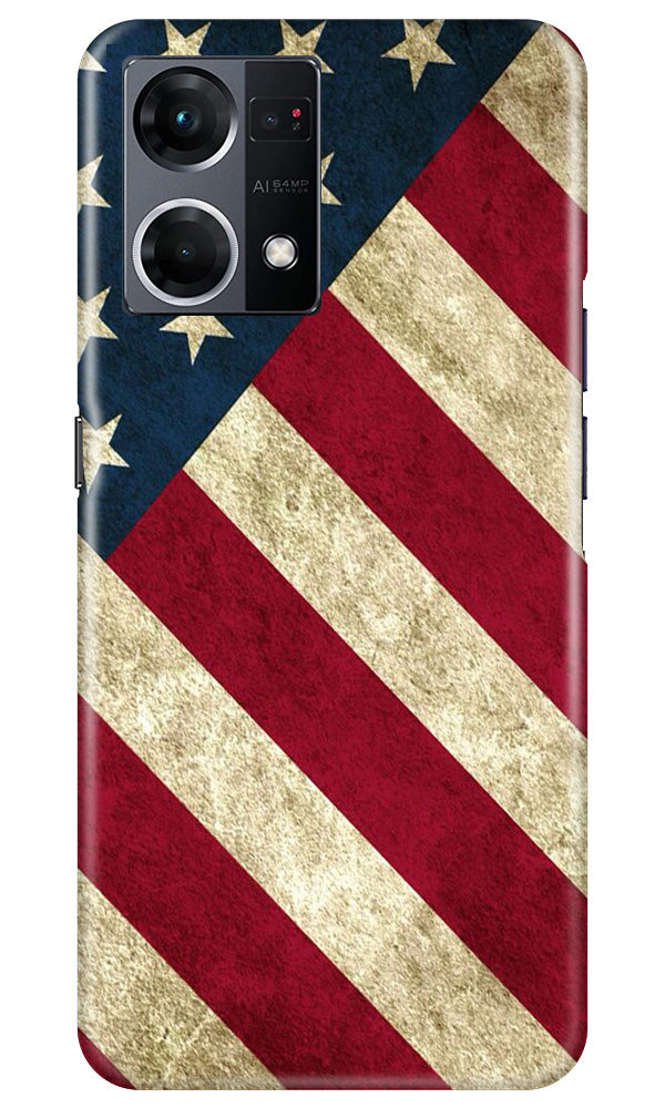 America Mobile Back Case for Oppo F12 Pro (Design - 79) America Case for Oppo F12 Pro