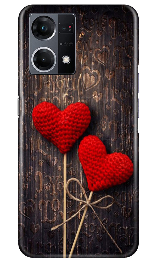 Red Hearts Mobile Back Case for Oppo F12 Pro (Design - 80) Red Hearts Case for Oppo F12 Pro