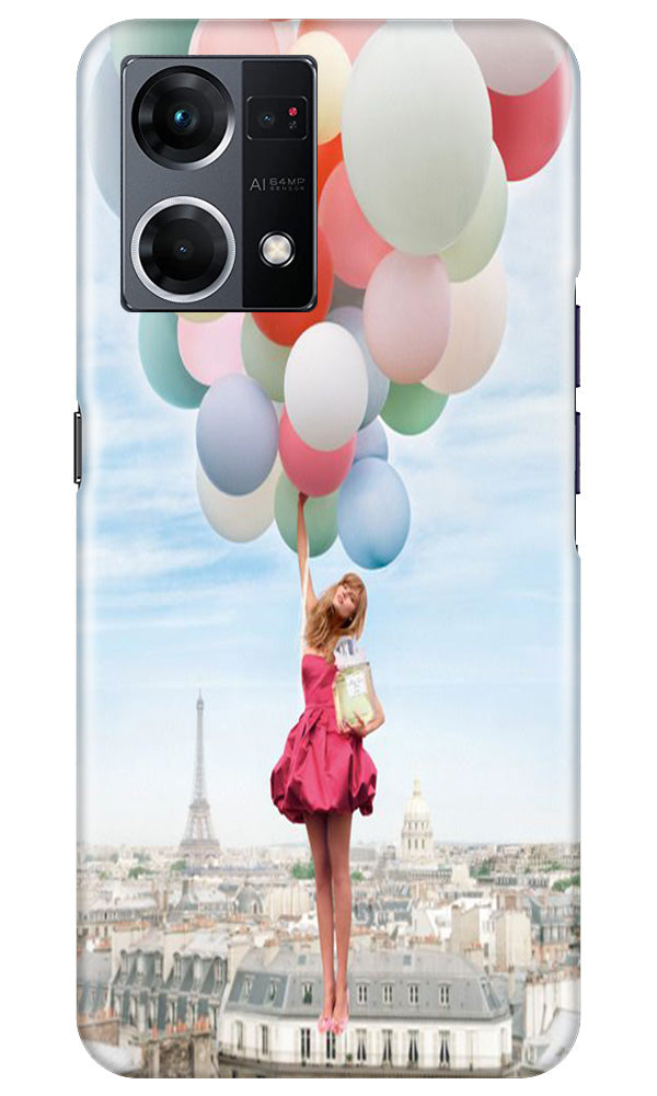 Girl with Baloon Mobile Back Case for Oppo F12 Pro (Design - 84) Girl with Baloon Case for Oppo F12 Pro