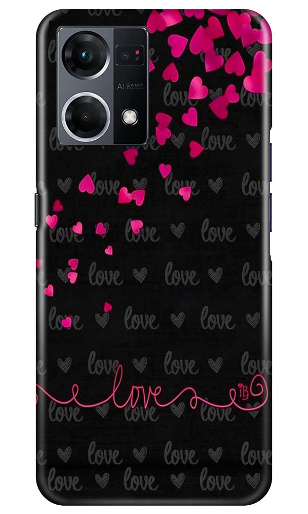 Love in Air Mobile Back Case for Oppo F12 Pro (Design - 89) Love in Air Case for Oppo F12 Pro