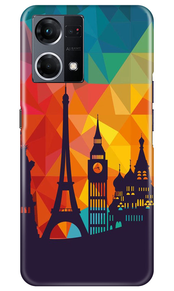 Eiffel Tower2 Mobile Back Case for Oppo F12 Pro (Design - 91) Eiffel Tower2 Case for Oppo F12 Pro
