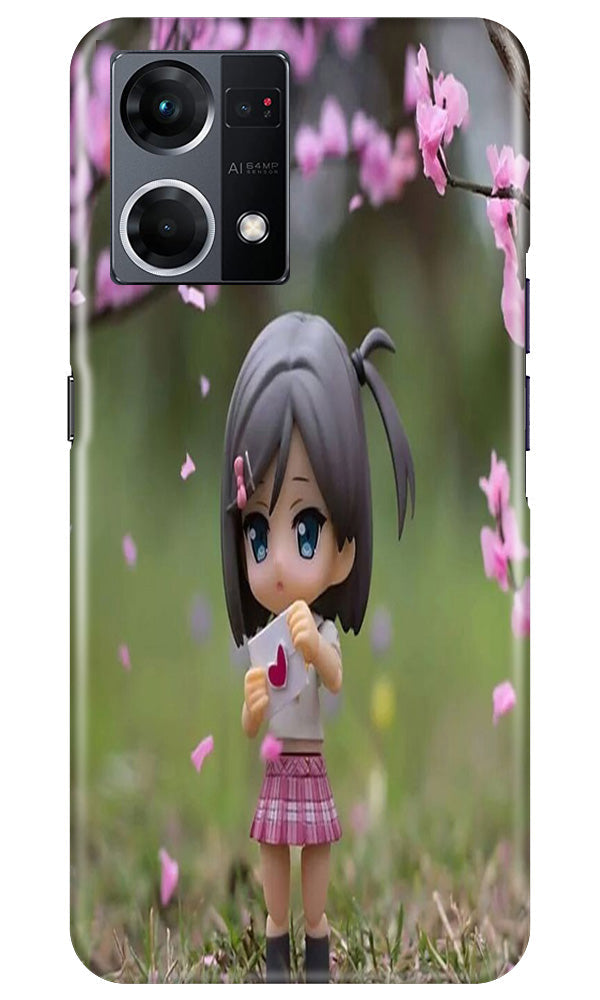 Cute Girl Mobile Back Case for Oppo F12 Pro (Design - 92) Cute Girl Case for Oppo F12 Pro