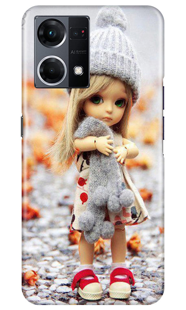 Cute Doll Mobile Back Case for Oppo F12 Pro (Design - 93) Cute Doll Case for Oppo F12 Pro
