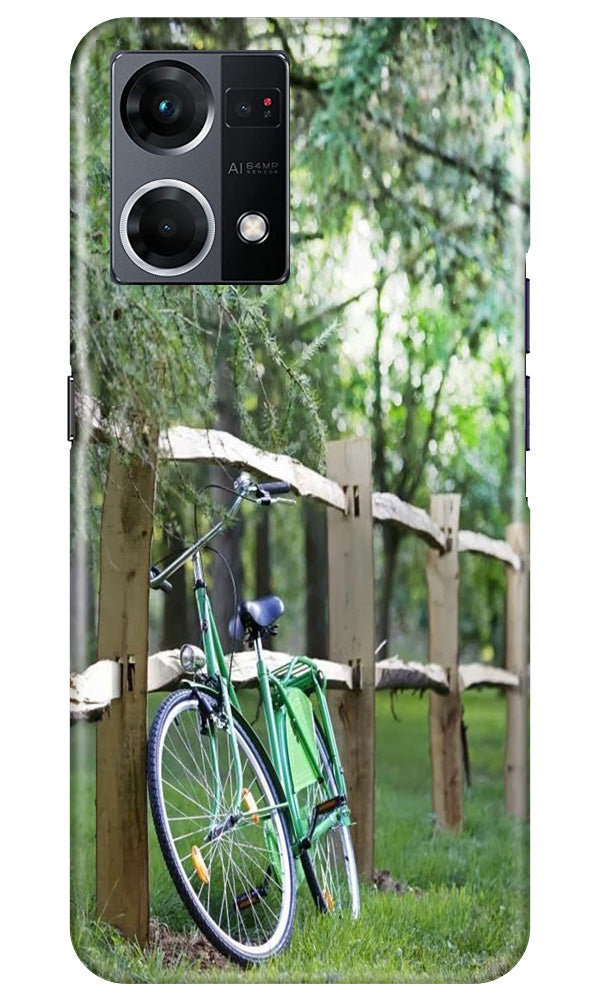 Bicycle Mobile Back Case for Oppo F12 Pro (Design - 177) Bicycle Case for Oppo F12 Pro (Design No. 177)