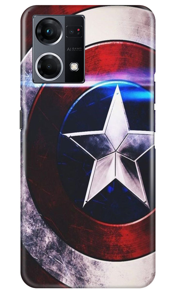 Captain America Mobile Back Case for Oppo F12 Pro (Design - 249) Captain America Case for Oppo F12 Pro (Design No. 218)