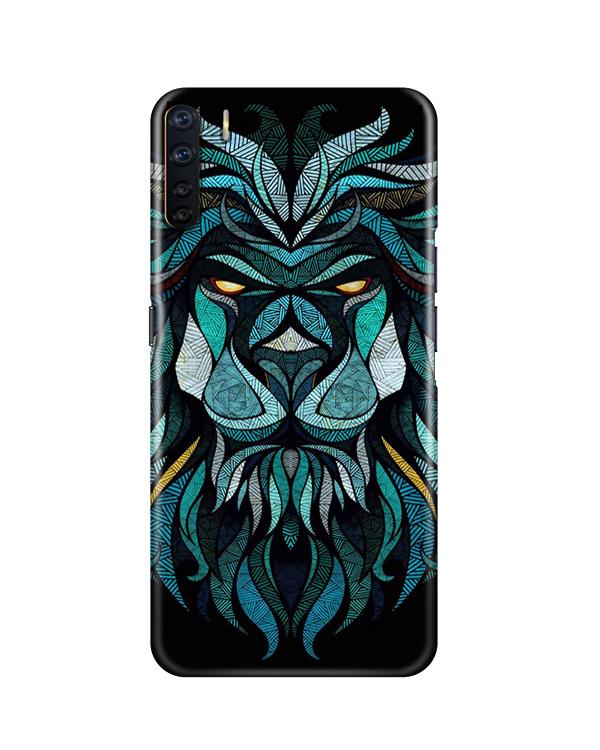 Lion Mobile Back Case for Oppo F15 (Design - 314) Lion Mobile Back Case for Oppo F15 (Design - 314)