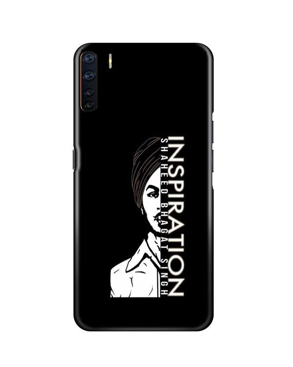 Bhagat Singh Mobile Back Case for Oppo F15 (Design - 329) Bhagat Singh Mobile Back Case for Oppo F15 (Design - 329)