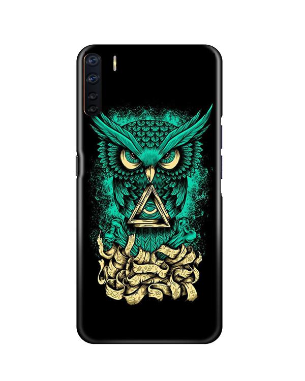 Owl Mobile Back Case for Oppo F15 (Design - 358) Owl Mobile Back Case for Oppo F15 (Design - 358)