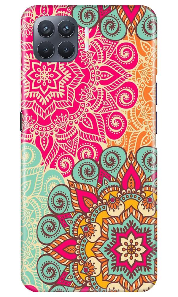 Rangoli art Mobile Back Case for Oppo F17 Pro (Design - 6) Rangoli art Case for Oppo F17 Pro