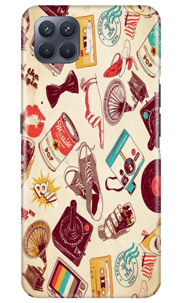Vintage Mobile Back Case for Oppo F17 Pro (Design - 35) Vintage Case for Oppo F17 Pro