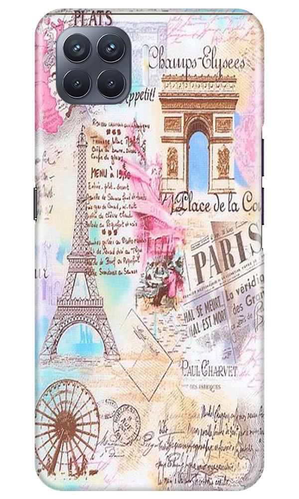 Paris Eiftel Tower Mobile Back Case for Oppo F17 Pro (Design - 54) Paris Eiftel Tower Case for Oppo F17 Pro