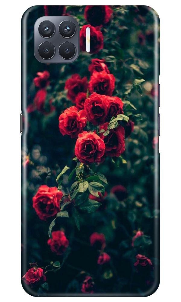Red Rose Mobile Back Case for Oppo F17 Pro (Design - 66) Red Rose Case for Oppo F17 Pro