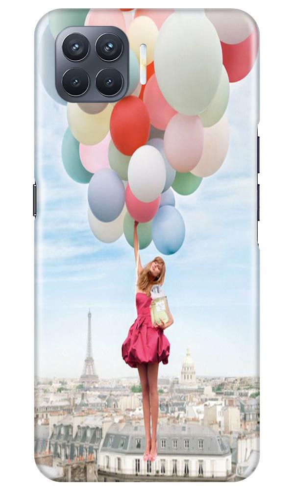 Girl with Baloon Mobile Back Case for Oppo F17 Pro (Design - 84) Girl with Baloon Case for Oppo F17 Pro