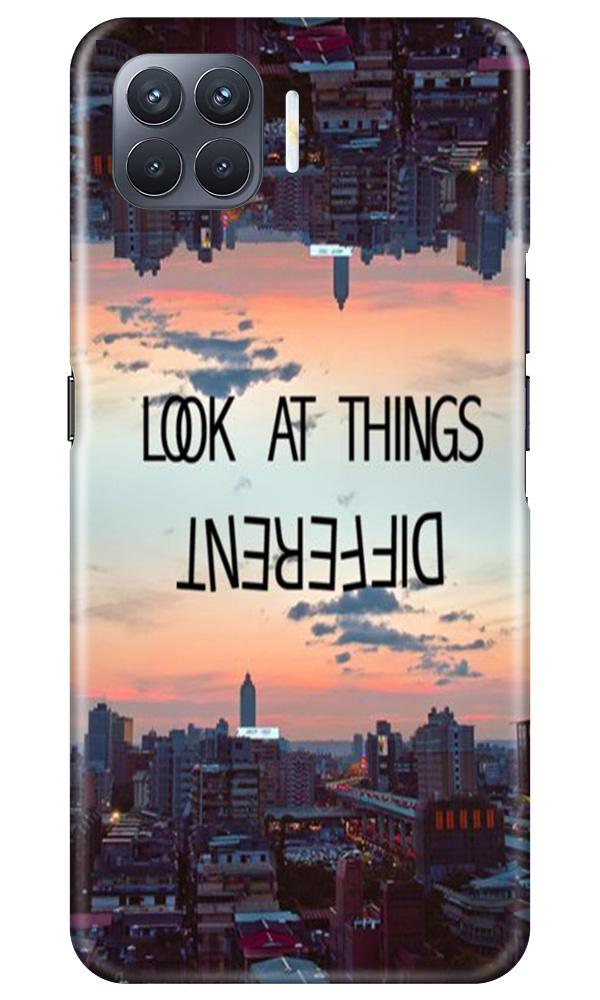 Look at things different Mobile Back Case for Oppo F17 Pro (Design - 99) Look at things different Case for Oppo F17 Pro