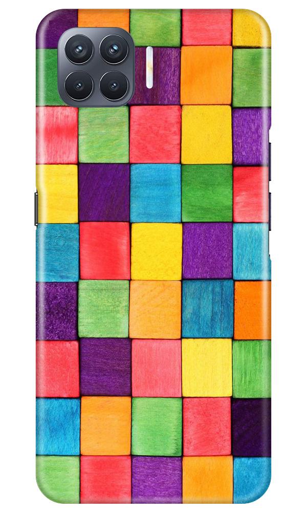 Colorful Square Mobile Back Case for Oppo F17 Pro (Design - 218) Colorful Square Case for Oppo F17 Pro (Design No. 218)