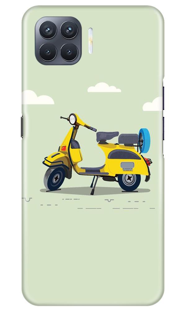 Vintage Scooter Mobile Back Case for Oppo F17 Pro (Design - 260) Vintage Scooter Case for Oppo F17 Pro (Design No. 260)