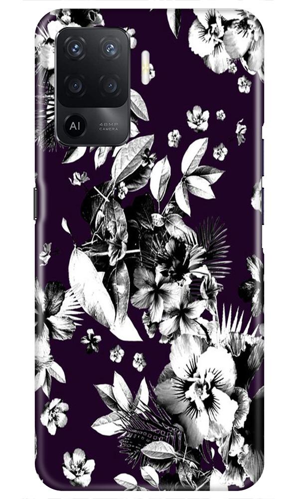 white flowers Mobile Back Case for Oppo F19 Pro (Design - 7) white flowers Case for Oppo F19 Pro