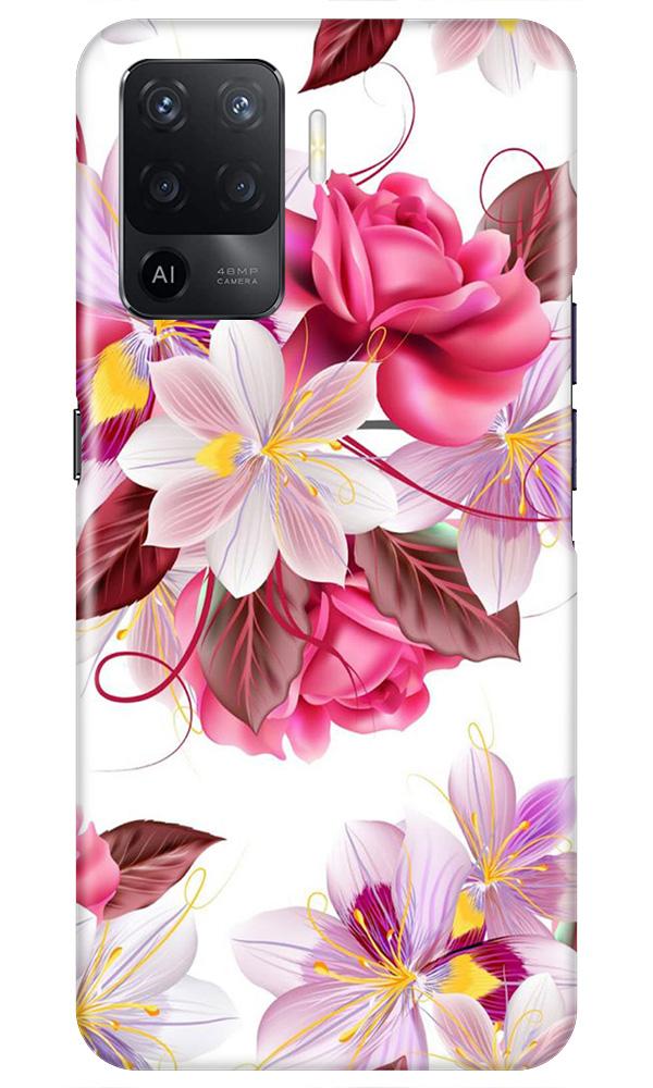Beautiful flowers Mobile Back Case for Oppo F19 Pro (Design - 23) Beautiful flowers Case for Oppo F19 Pro