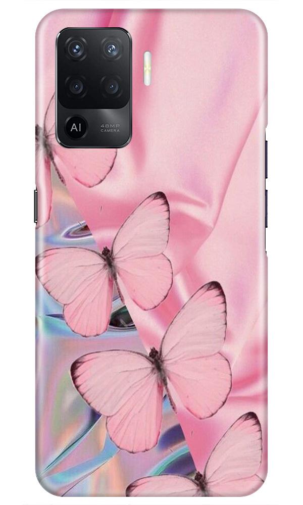 Butterflies Mobile Back Case for Oppo F19 Pro (Design - 26) Butterflies Case for Oppo F19 Pro