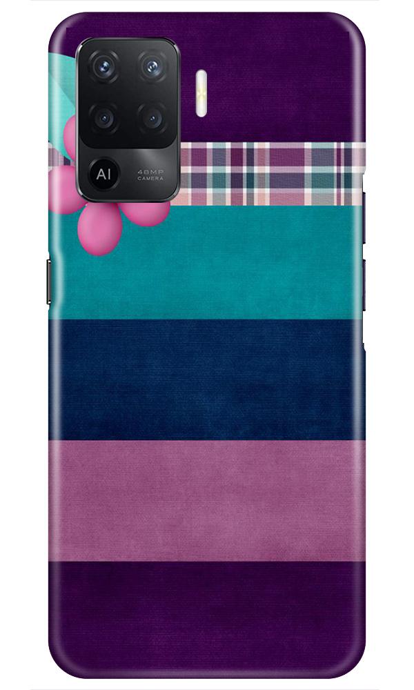 Purple Blue Mobile Back Case for Oppo F19 Pro (Design - 37) Purple Blue Case for Oppo F19 Pro