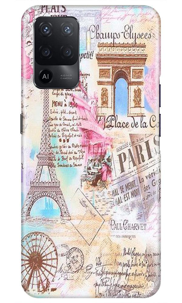 Paris Eiftel Tower Mobile Back Case for Oppo F19 Pro (Design - 54) Paris Eiftel Tower Case for Oppo F19 Pro