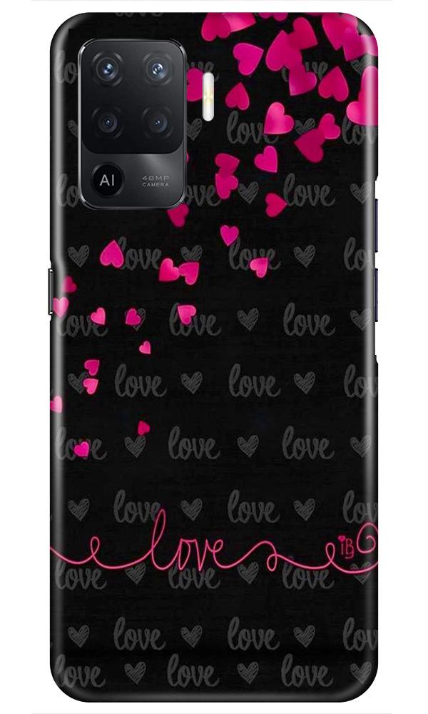 Love in Air Mobile Back Case for Oppo F19 Pro (Design - 89) Love in Air Case for Oppo F19 Pro