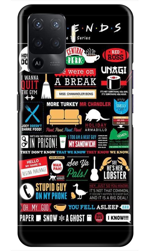 Friends Mobile Back Case for Oppo F19 Pro (Design - 145) Friends Case for Oppo F19 Pro (Design - 145)