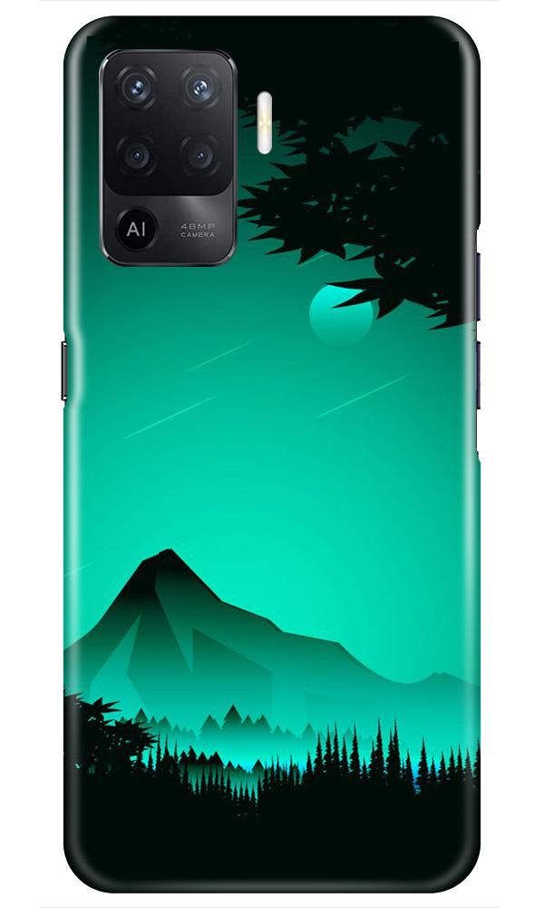 Moon Mountain Mobile Back Case for Oppo F19 Pro (Design - 204) Moon Mountain Case for Oppo F19 Pro (Design - 204)