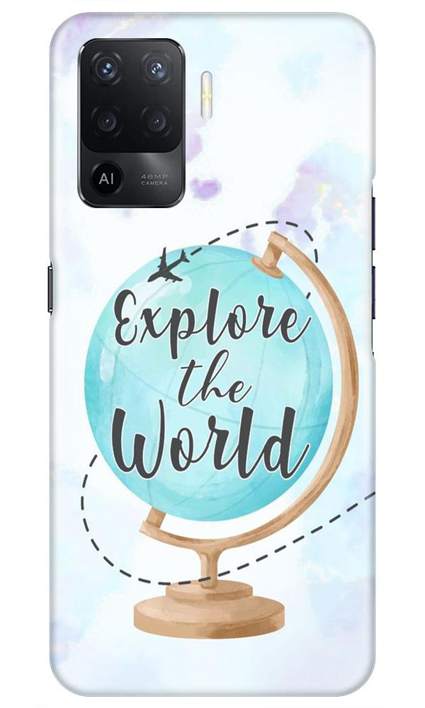 Explore the World Mobile Back Case for Oppo F19 Pro (Design - 207) Explore the World Case for Oppo F19 Pro (Design No. 207)