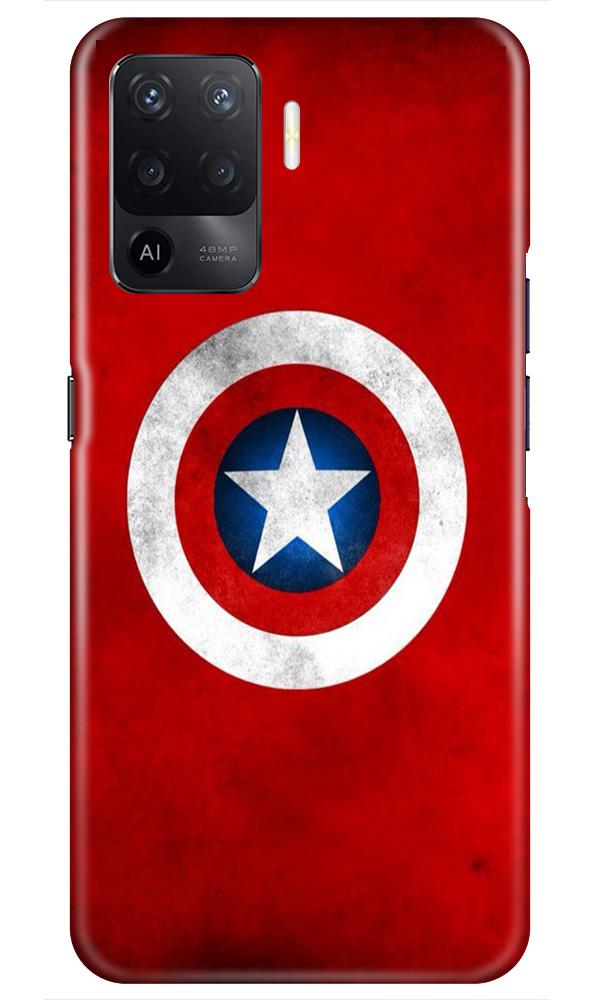 Captain America Mobile Back Case for Oppo F19 Pro (Design - 249) Captain America Case for Oppo F19 Pro (Design No. 249)