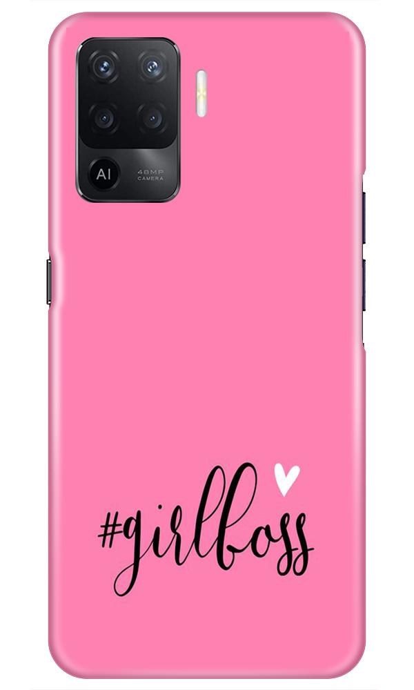 Girl Boss Pink Mobile Back Case for Oppo F19 Pro (Design - 269) Girl Boss Pink Case for Oppo F19 Pro (Design No. 269)
