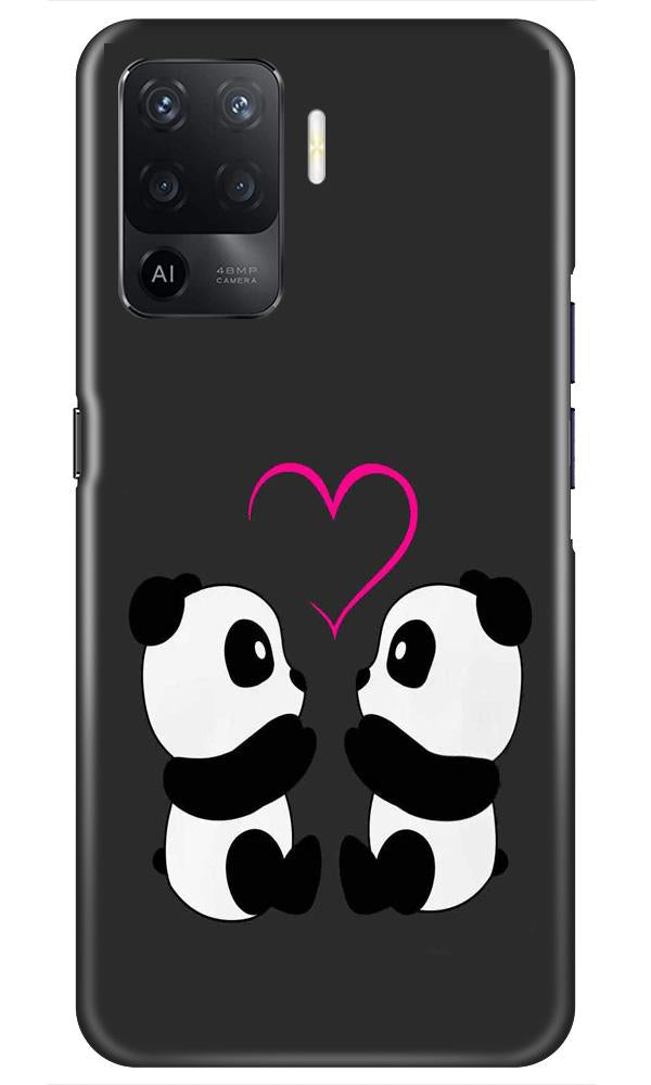 Panda Love Mobile Back Case for Oppo F19 Pro (Design - 398) Panda Love Mobile Back Case for Oppo F19 Pro (Design - 398)