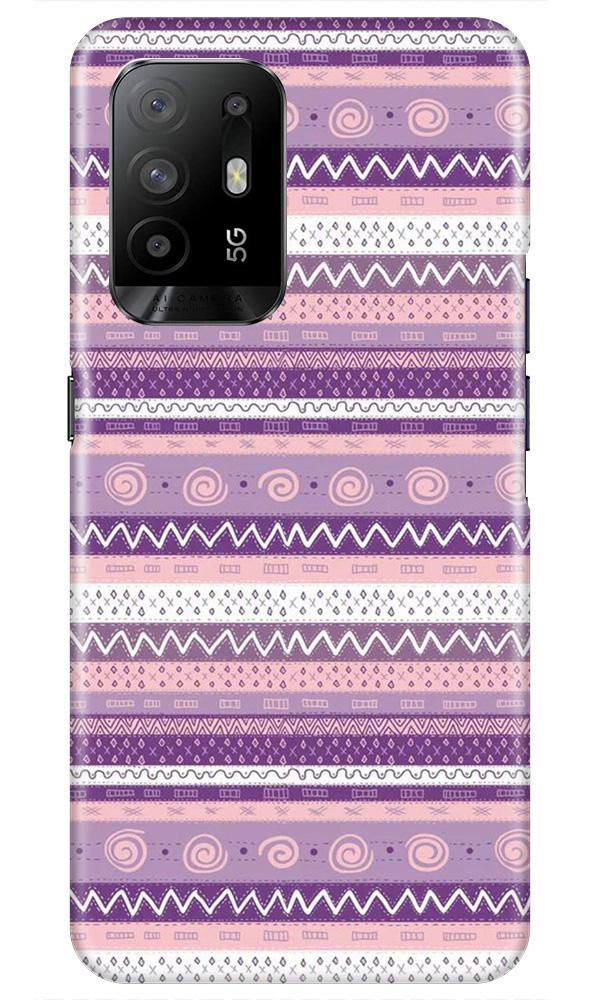 Zigzag line pattern3 Mobile Back Case for Oppo F19 Pro Plus (Design - 11) Zigzag line pattern3 Case for Oppo F19 Pro Plus