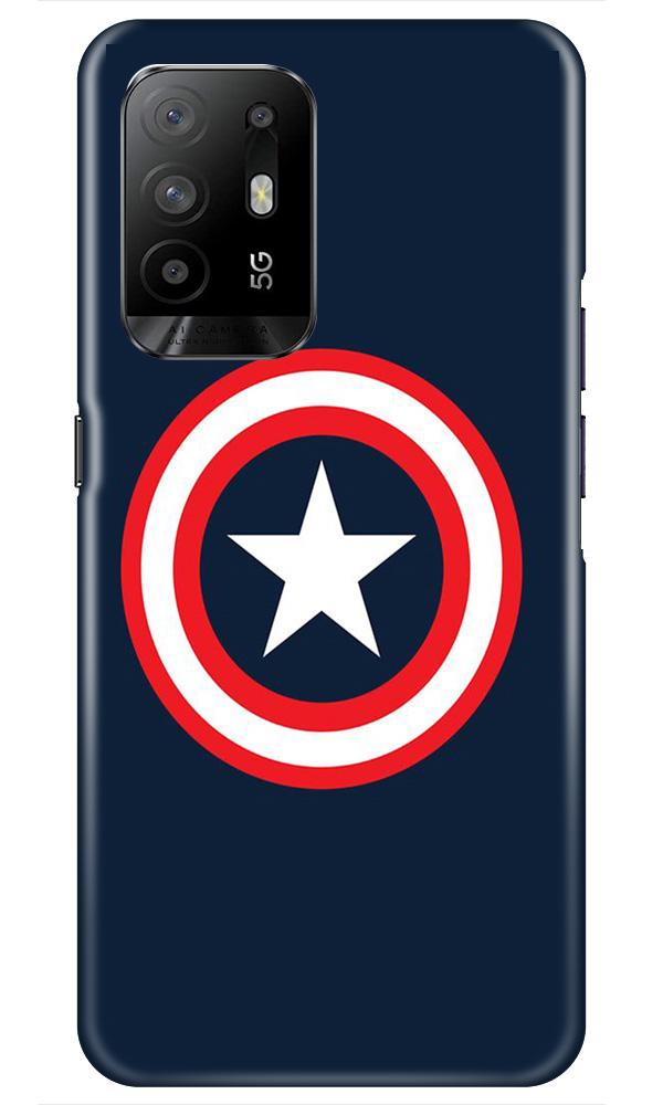 Captain America Mobile Back Case for Oppo F19 Pro Plus (Design - 42) Captain America Case for Oppo F19 Pro Plus