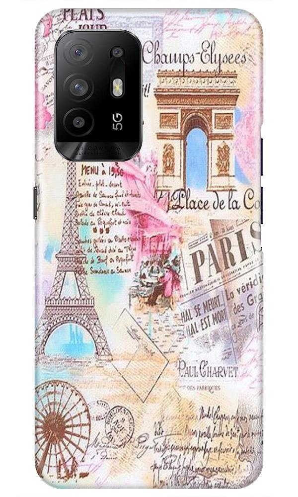 Paris Eiftel Tower Mobile Back Case for Oppo F19 Pro Plus (Design - 54) Paris Eiftel Tower Case for Oppo F19 Pro Plus