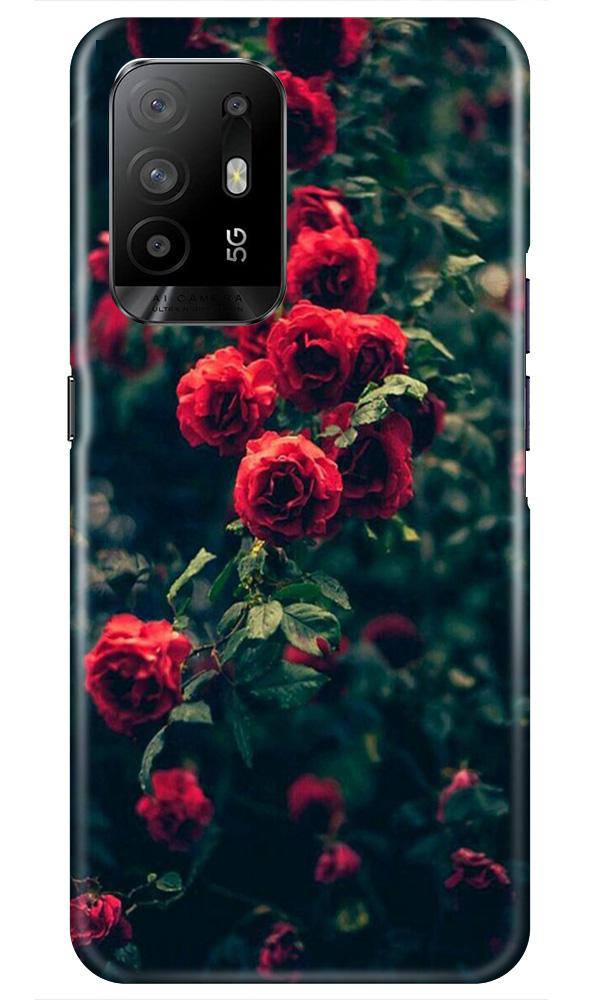 Red Rose Mobile Back Case for Oppo F19 Pro Plus (Design - 66) Red Rose Case for Oppo F19 Pro Plus