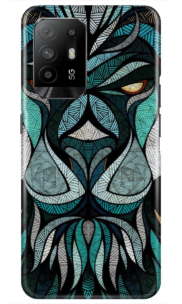 Lion Mobile Back Case for Oppo F19 Pro Plus (Design - 97) Lion Case for Oppo F19 Pro Plus