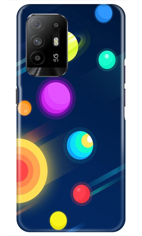 Solar Planet Mobile Back Case for Oppo F19 Pro Plus (Design - 197) Solar Planet Case for Oppo F19 Pro Plus (Design - 197)