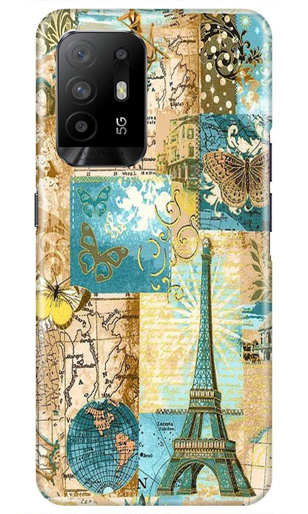 Travel Eiffel Tower Mobile Back Case for Oppo F19 Pro Plus (Design - 206) Travel Eiffel Tower Case for Oppo F19 Pro Plus (Design No. 206)