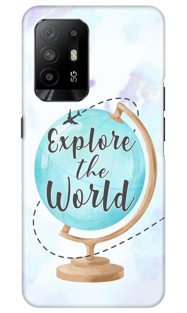 Explore the World Mobile Back Case for Oppo F19 Pro Plus (Design - 207) Explore the World Case for Oppo F19 Pro Plus (Design No. 207)
