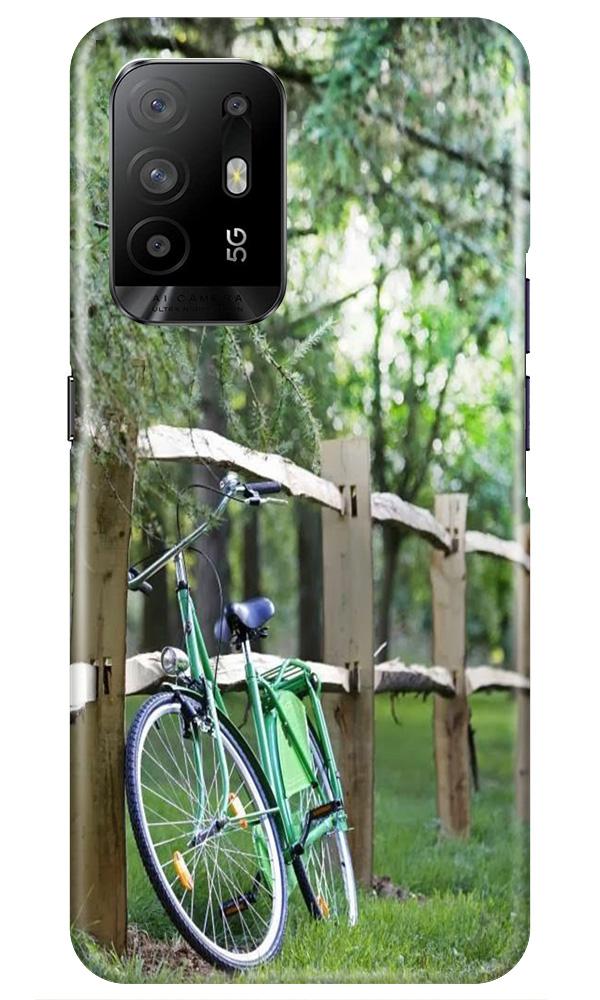 Bicycle Mobile Back Case for Oppo F19 Pro Plus (Design - 208) Bicycle Case for Oppo F19 Pro Plus (Design No. 208)