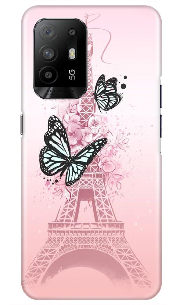 Eiffel Tower Mobile Back Case for Oppo F19 Pro Plus (Design - 211) Eiffel Tower Case for Oppo F19 Pro Plus (Design No. 211)